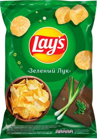 LAY's Молодой Зеленый Лук 140г