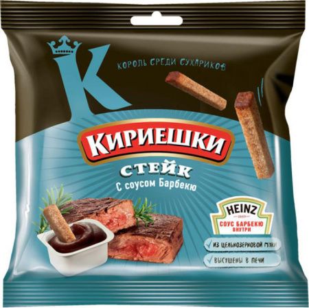Кириешки Стейк + барбекю соус 85г