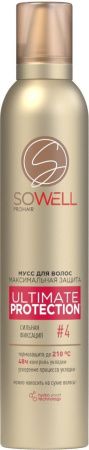 SoWell Мусс для волос Максимальная Защита и идеальная укладка сильной фиксации 200 см3