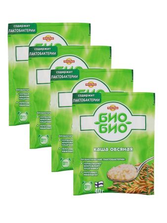 MYLLYN PARAS Овсяная Каша Био-Био без Молока 1шт. 40г-4шт
