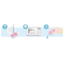 Avent Пустышка силиконовая Ultra Air с футляром (Яблоко/Груша) 6-18мес 2шт