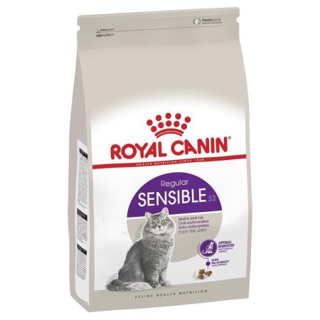 Роял Канин Сенсибл  сухой корм для кошек с повышенной чувствительностью пищеварения 2кг