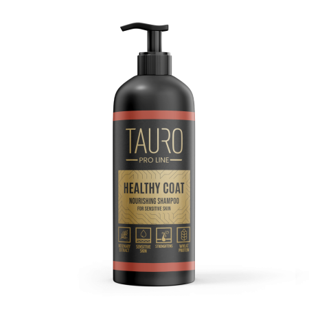Tauro Pro Line шампунь Хелси Коат питательный, для здоровой и блестящей шерсти животных 1000мл
