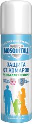 MOSQUITALL Аэрозоль Гипоаллергенная Защита от Комаров {с 12 мес} Т150мл - 3 шт.