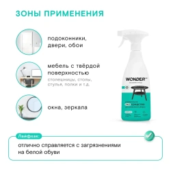 WonderLab Универсальное Экосредство для Ежедневной Уборки {с распылит} 0,55л