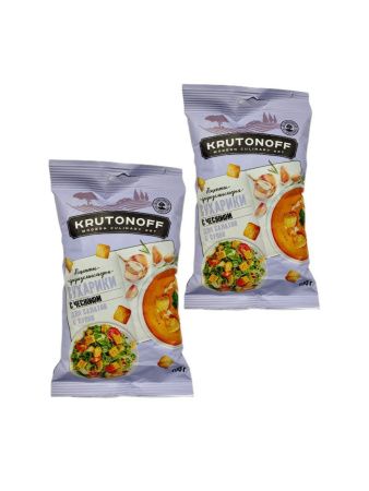 KRUTONOFF Сухарики Пшеничные Чеснок 100г. 2шт.