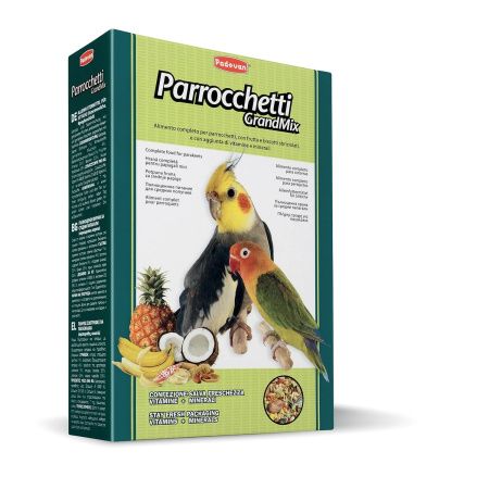 Padovan Корм GRANDMIX Parrocchetti комплексный/основной д/средних попугаев (850г)