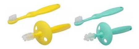 Roxy Kids Набор зубная щётка и щётка-массажёр (цвет голубой)