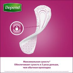 Depend Прокладки при недержании Супер 8шт