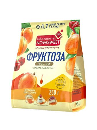 NOVASWEET Фруктоза ( дой пак) 250гр-2шт