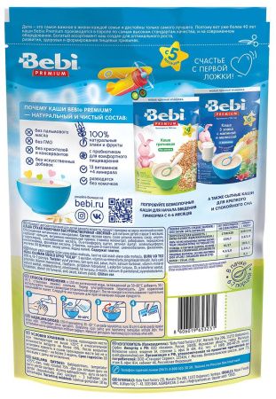 BEBI PREMIUM Каша Овсянка без Молока {с 5 мес.} 200г