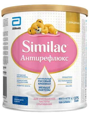 SIMILAC Антирефлюксный Специальная Смесь {с рождения} 375г.