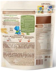 NESTLE Каша Молочная Мультизлаковая с Грушей и Персиком Биф {с 6 мес} Doy Pack 200г.
