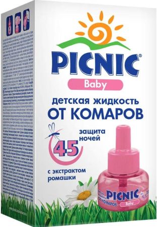 Picnic Baby Жидкость от комаров 45 ночей {с 12 мес} 30мл