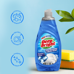 Deep Bright Средство для мытья посуды Ледяная свежесть 738мл Deep Bright Средство для мытья посуды Ледяная свежесть 738мл
