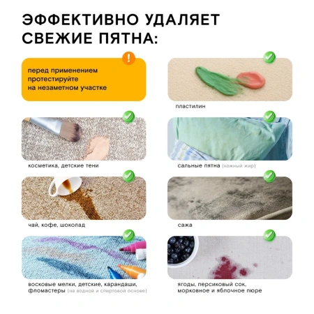 WonderLab Универсальное Экосредство для Мебели, Ковров и Тканей {с распылит} 0,55л