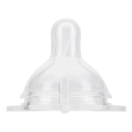 Курносики Соска силиконовая молочная для бутылочек широким горлом 1шт 3+