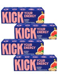 KICK YOUR ENERGY Батончик с Инжиром, Орехами и Пребиотиком 35гр-4шт