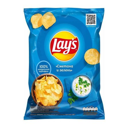 LAY's Сметана /Зелень 140г