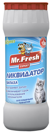 МR.Fresh Expert 2в1 Ликвидатор запаха порошок для кошачьих туалетов 500 гр
