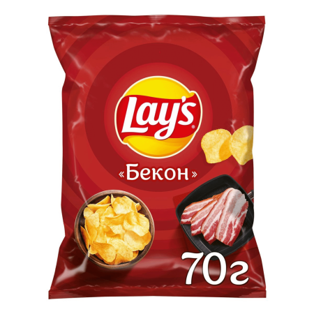 LAY's Бекон (Дисплей) 70г