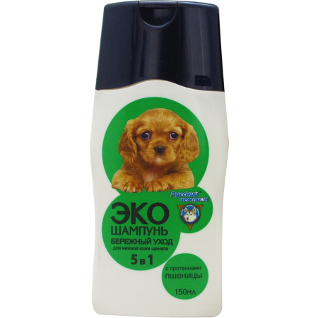 Русский Чемпион-ЭКО Шампунь Бережный Уход для щенков 5в1 150мл