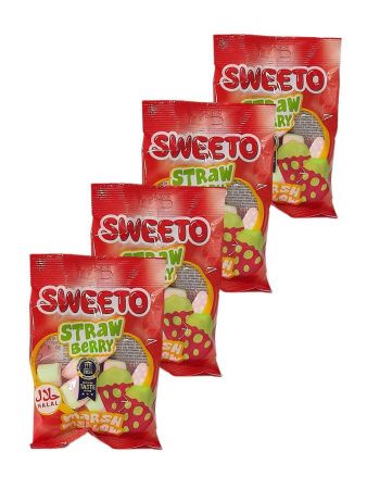 SWEETO Маршмеллоу Клубника 30г - 4 шт.
