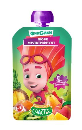 ФИКСИКИ Пюре Мультифрукт { c 8 мес} (Гуалапак) 90г