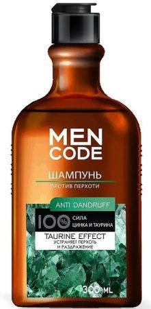 MEN CODE Шампунь ANTI-DANDRUFF против перхоти (флакон/флиптоп) 300мл