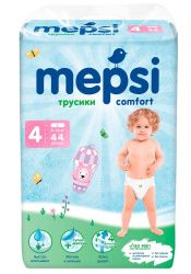 Mepsi Трусики-Подгузники L {44шт} 9-16кг