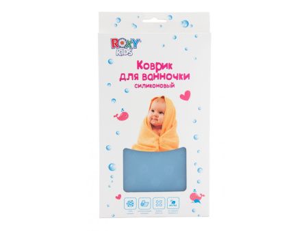 Roxy Kids Коврик детский для ванны цвет голубой 42см