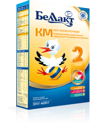 БЕЛЛАКТ КМ ACTIVE- 2 Кисломолочная Смесь {с 6 мес} 400г