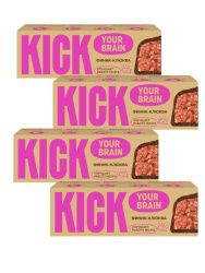 KICK YOUR BRAIN Батончик Финиковый с Клюквой в Шоколаде 45гр-4шт.