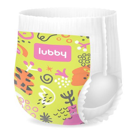 Lubby LIGHT Ультратонкие Трусики -Подгузники (L) 44шт 10-14кг Lubby LIGHT Ультратонкие Трусики -Подгузники (L) 44шт 10-14кг