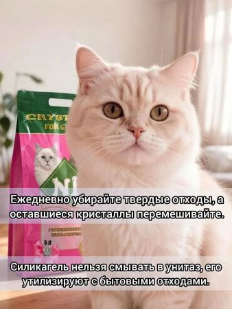 Наполнитель N1 Crystals For Girls Силикагель 5л