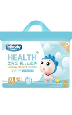 Подгузники-трусики детские Palmbaby HEALTH+ размер XL, 40шт (12-20 кг)