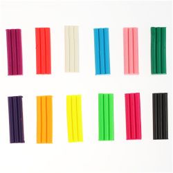 МультиАрт Пластилин классический Синий трактор 12цв 180гр