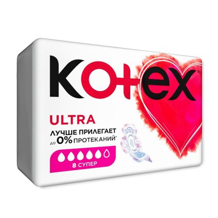Кotex Прокладки Гигиенические Ultra Super 8шт
