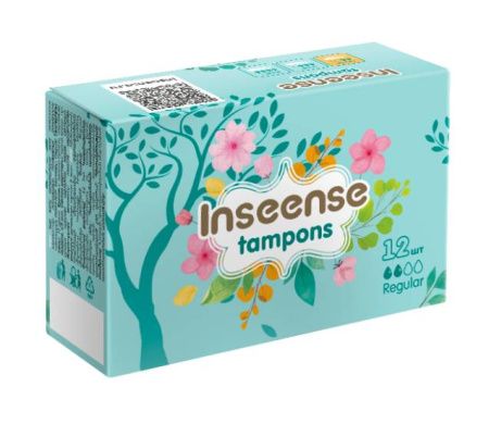 Inseense Тампоны Regular 2 капли { 12 штук } 12шт