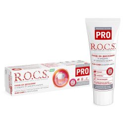 R.O.C.S. PRO. Зубная паста Gum Care & Antiplaquet 74гр