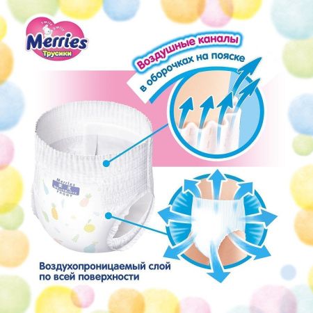 Merries Трусики -Подгузники XXL (26шт) 15-28кг Merries Трусики -Подгузники XXL (26шт) 15-28кг