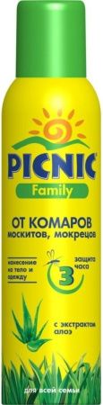 Picnic Family Аэрозоль от комаров 150 см3