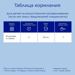 NUTRILON Premium 4 (600г) Детское Молочко с Комплексом Nutribiotik {с 18 мес}