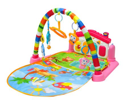 Развивающий коврик Everflo Пианино HS0314059/9614 (зеленый) 80 61см