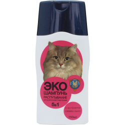 Барсик-ЭКО Шампунь Распутывание для длиношерстных кошек 5в1 150 мл