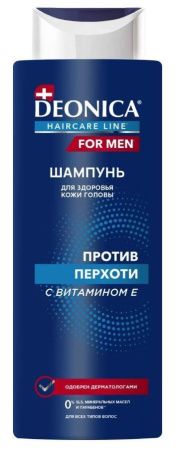 Deonica FOR MEN Шампунь для волос против Перхоти 380мл