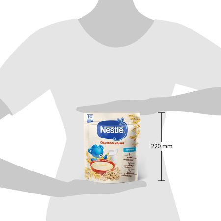 NESTLE Каша Молочная Овсяная Биф. {с 5 мес} 200г.