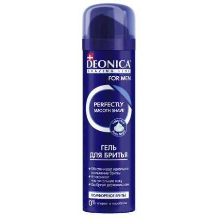 DEONICA FOR MEN Гель для Бритья Комфортное бритье 200 мл