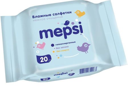 Mepsi Влажные детские салфетки 20шт