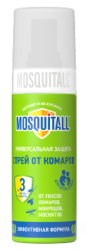 MOSQUITALL Спрей Универсальная Защита от Комаров Т100мл - 3 шт.